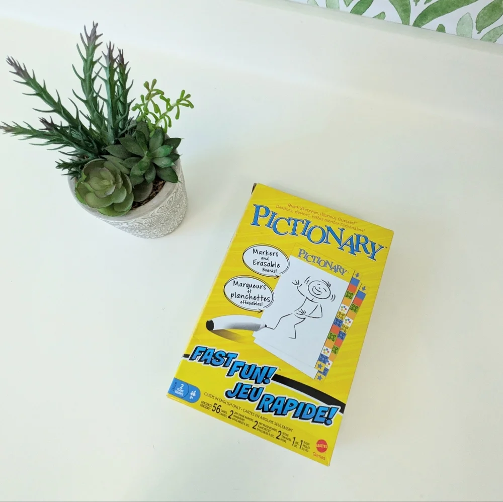 Pictionary Game Dry Erase Markers/ Board